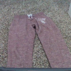 maroon cali sweatpants